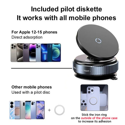 Magsafe Intelligent Vacuum Adsorption Car Phone Mount